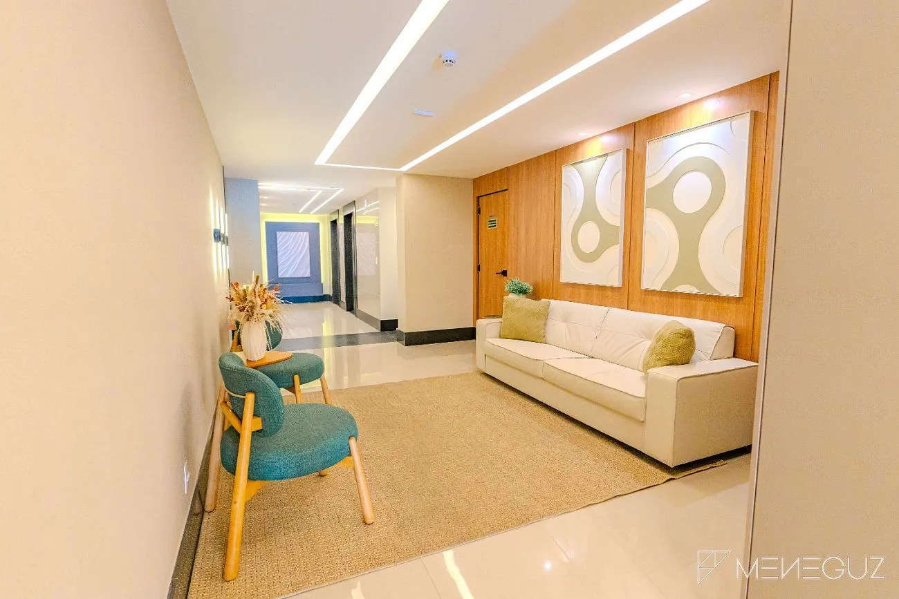 Imagem Exclusividade e sofisticação no Villa Oceânica: seu apartamento de 3 quartos, finamente mobiliado, com lazer completo na cobertura e a poucos passos d