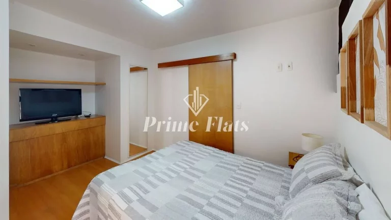 Imagem Flat disponível para locação no Condomínio Palazzo Gritti, com 45m², 1 dormitório e 1 vaga de garagem
