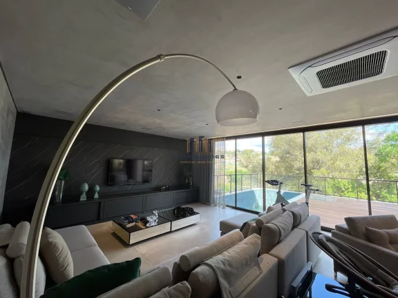 Imagem Casa moderna 4 quartos com piscina condomínio Alphaville - Vespasiano/MG