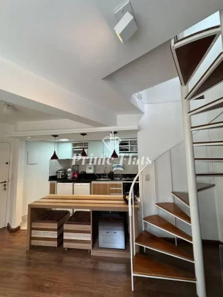 Imagem Flat disponível para venda no Condomínio Palazzo Gritti, com 46m², 1 dormitório e 1 vaga de garagem