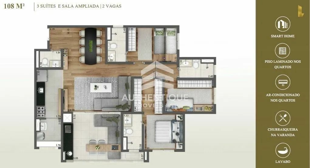 Imagem Living Grand Nord - Apartamento à venda em São Paulo/SP