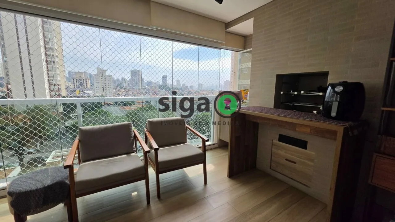 Imagem Apartamento 104m² com varanda gourmet e lazer completo na Saúde