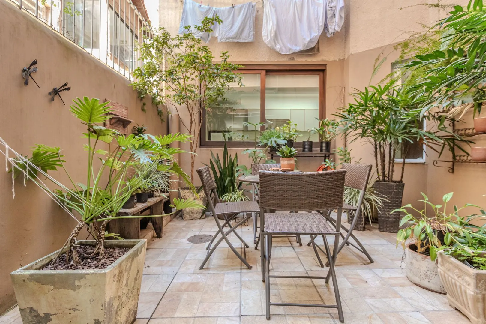 Imagem apto garden. no bairro Petrópolis, com lindo pátio privativo. todo reformado.