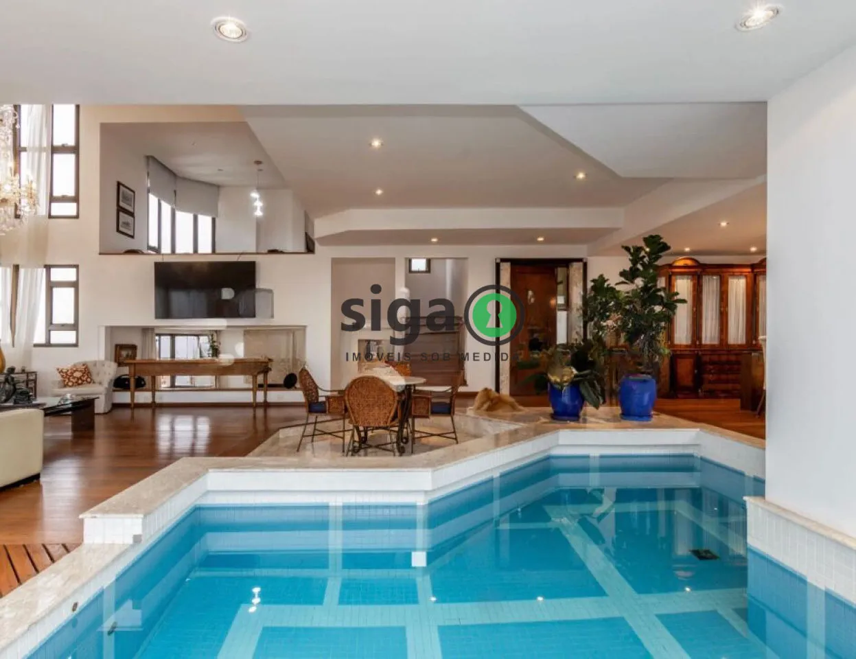 Imagem Apartamento Duplex a venda, de 339m, 3 quartos e 5 vagas.