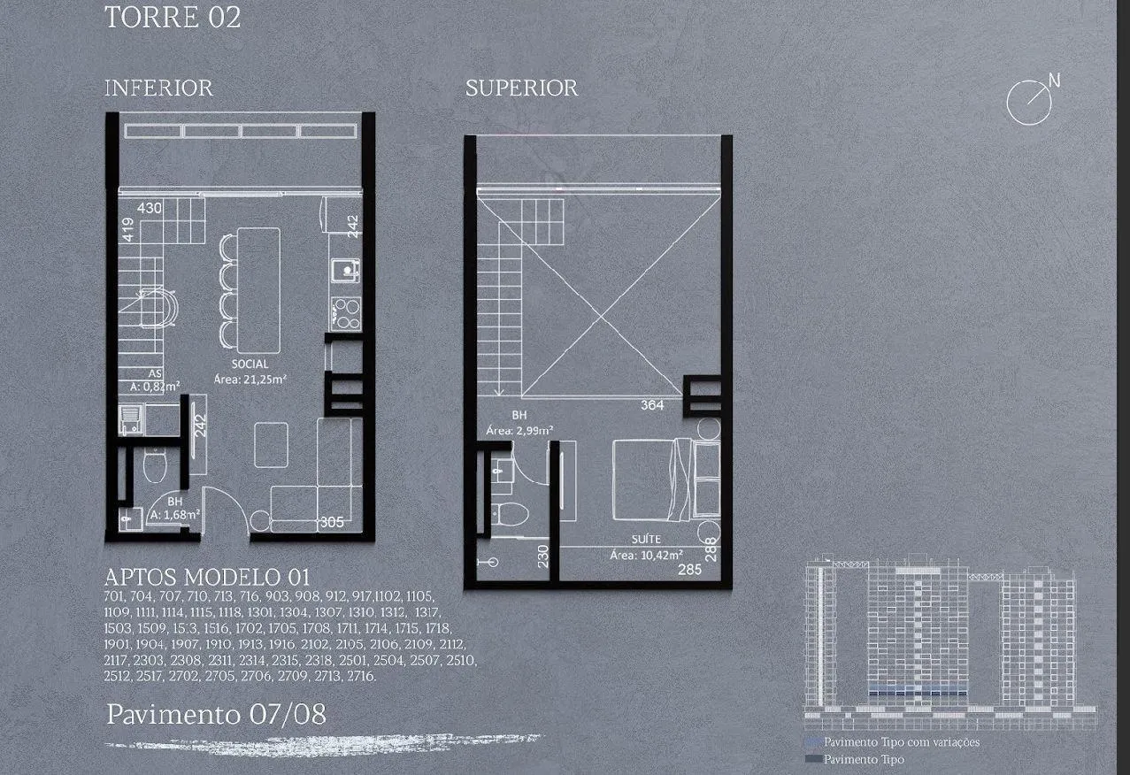 Imagem Apartamento à venda com 48.94m2 por R$ 780.000,00