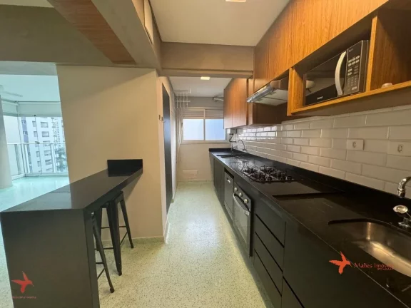 Imagem Apartamentos à venda em Pinheiros, São Paulo-SP: 1 suíte, 1 sala ampla, 2 banheiros, 1 vaga de garagem, 64m.