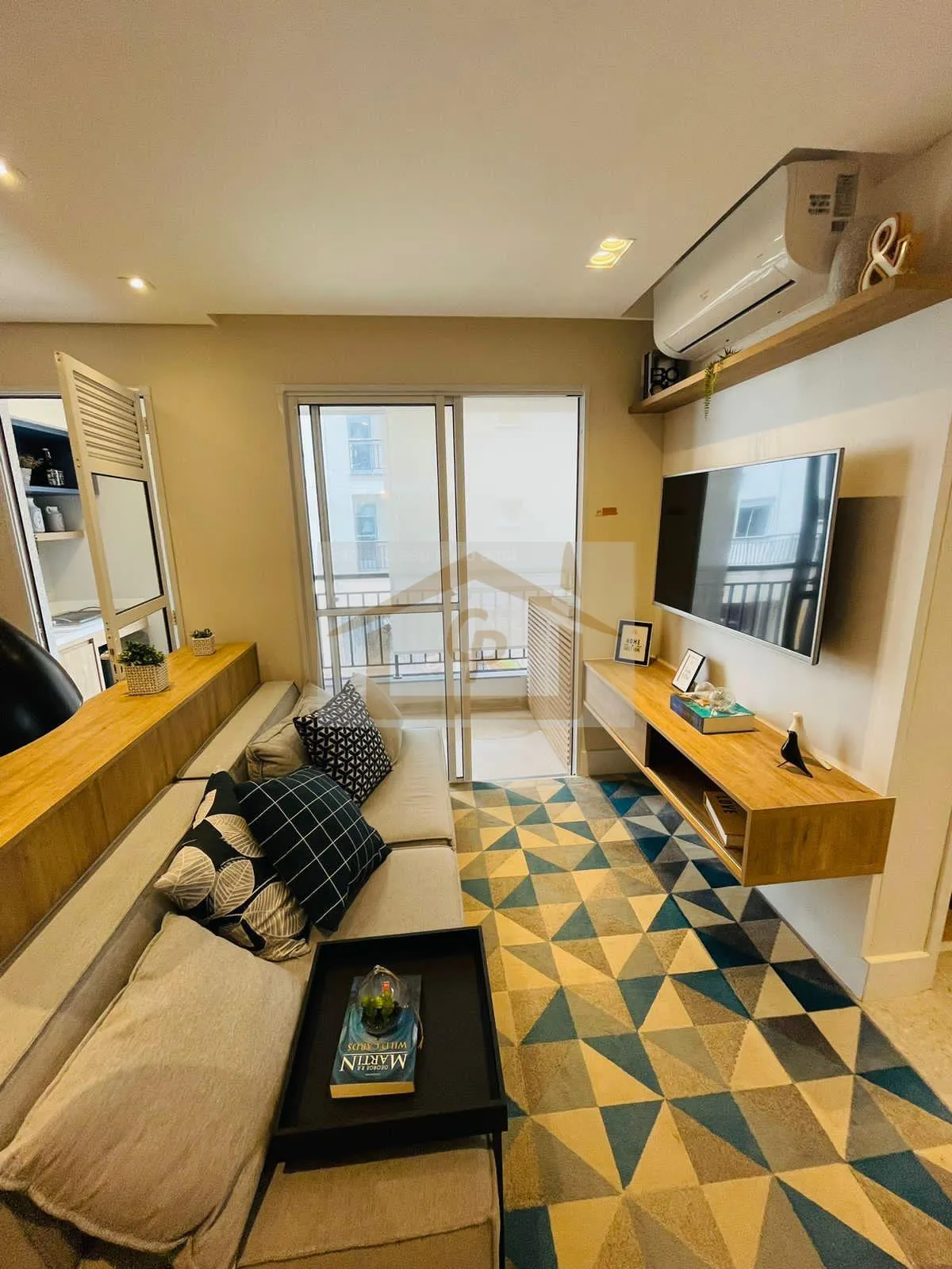 Imagem *Terraço Gourmet, *Infraestrutura para ar condicionado, 2 quartos sendo um suíte, 1 vaga