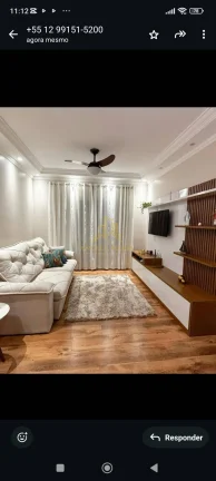 Imagem Apartamento 3 dormitórios ( 1 suíte), 2 vagas, Floradas Arboville, Jacareí.
