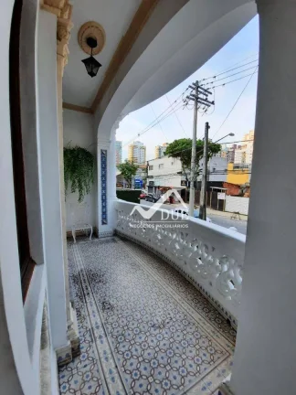 Imagem Sobrado com 4 dormitórios à venda, 280 m² por R$ 1.915.000 - Pompéia - Santos/SP