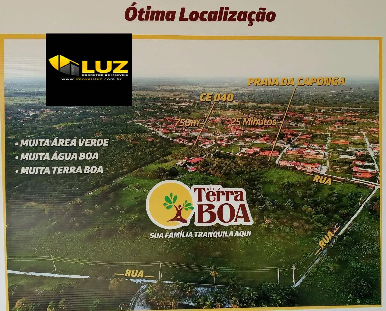 Imagem Show de Loteamento Sítio Terra Boa em Pindoretama Ceará!
