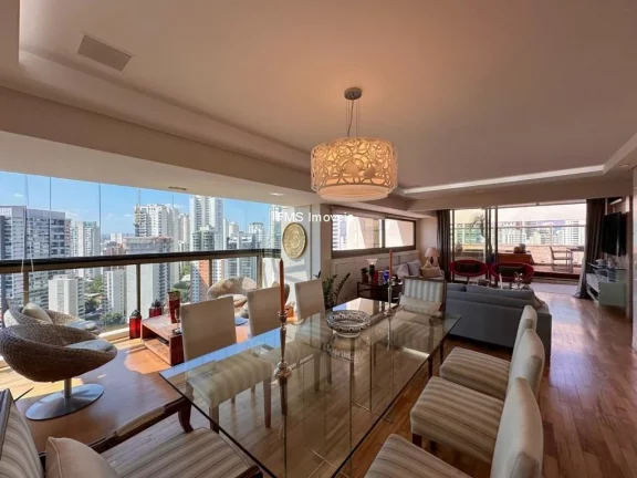 Imagem Imperdível: Apartamento à venda no Brooklin Paulista, São Paulo-SP, 3 quartos, 3 suítes, 3 salas, 4 banheiros, 4 vagas, 240m².