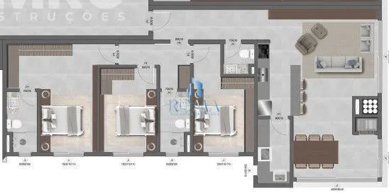 Imagem Apartamento Alto Padrão em Nossa Senhora de Lourdes | 3 Suítes e Espaço Gourmet