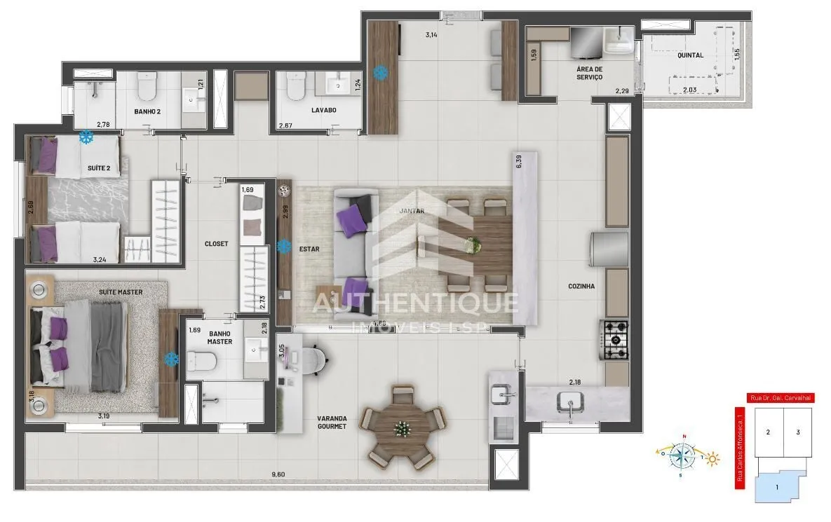 Imagem VITRA GONZAGA SANTOS - Apartamento à venda no bairro Gonzaga - Santos/SP
