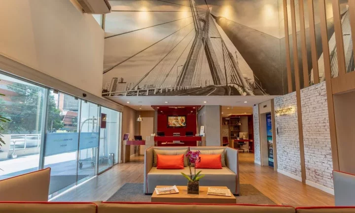 Imagem Flat disponivel para locação no Mercure Hotel, com 27m², 1 dormitório e 1 vaga de garagem