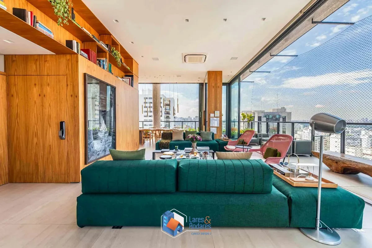 Imagem Cobertura para venda em Jardim Paulista com 5 quartos, sendo 4 suítes, 408m²