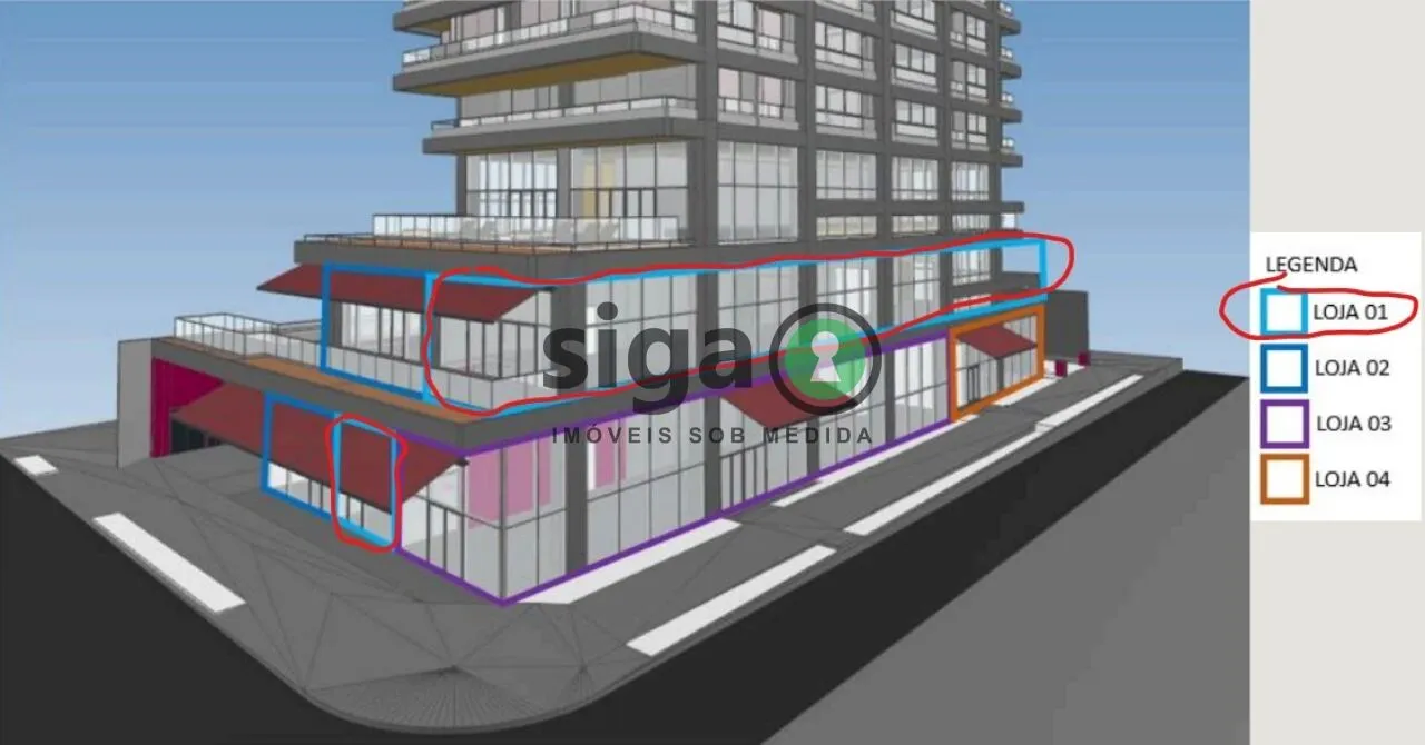 Imagem Loja comercial para venda ou locação no Itaim Bibi fachada ativa, São Paulo - SP