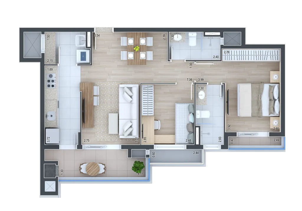 Imagem APARTAMENTO RESIDENCIAL em Curitiba - PR, Água Verde