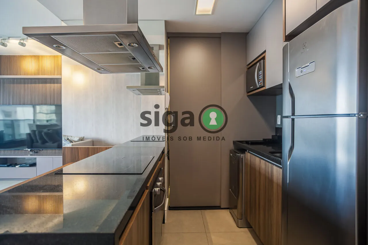 Imagem Apartamento para locação e venda com 1 suíte e 2 vagas - Brooklin - São Paulo/SP