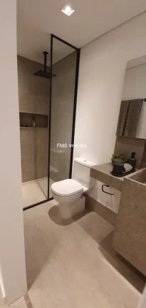 Imagem Apartamento para locação em Pinheiros, com 1 quarto, 1 banheiro, 1 vaga de garagem, 46m² de área.