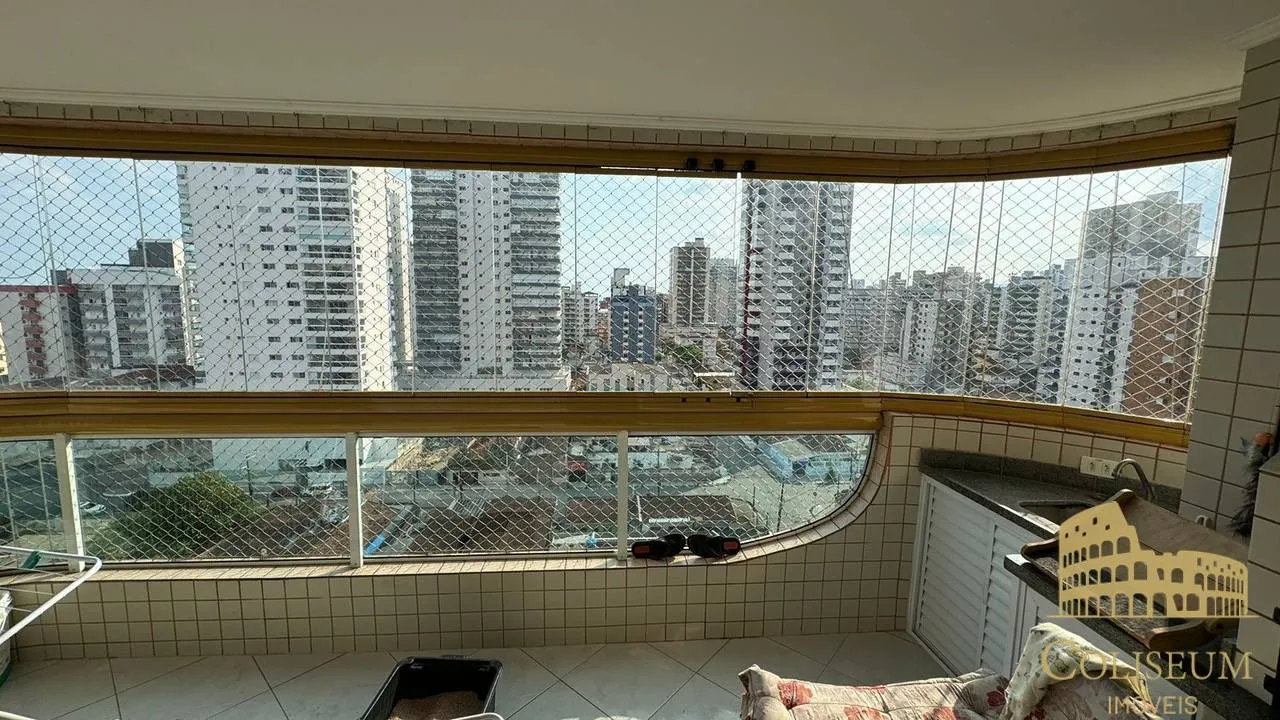 Imagem Apartamento com 3 dormitórios à venda, 114 m² por R$ 770.000 - Vila Assunção - Praia Grande/SP