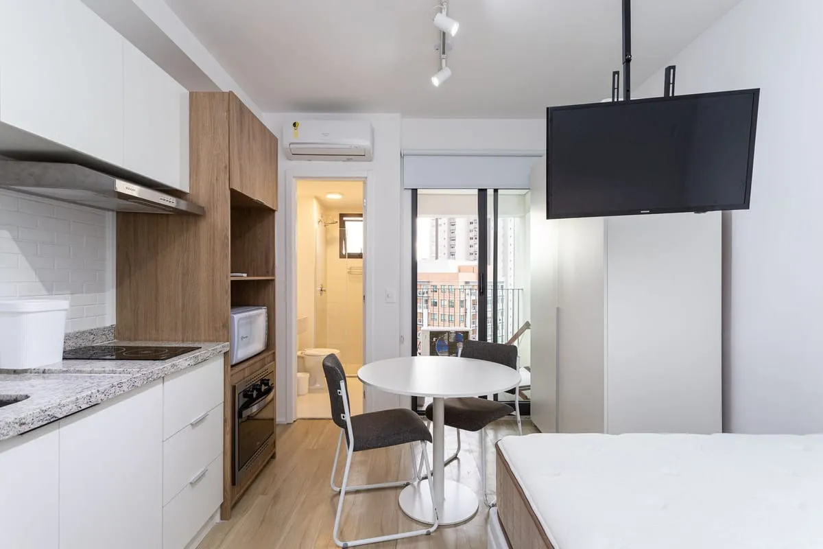 Imagem Apartamento com 1 Quarto para alugar, 22m² - Vila Mariana