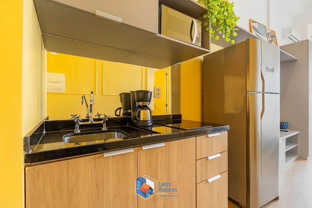 Imagem Studio para venda e locação em Moema com 1 quarto, 27m²