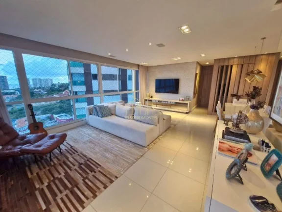 Imagem Apartamento de alto padrão com três suítes varanda gourmet vista mar a venda em Patamares