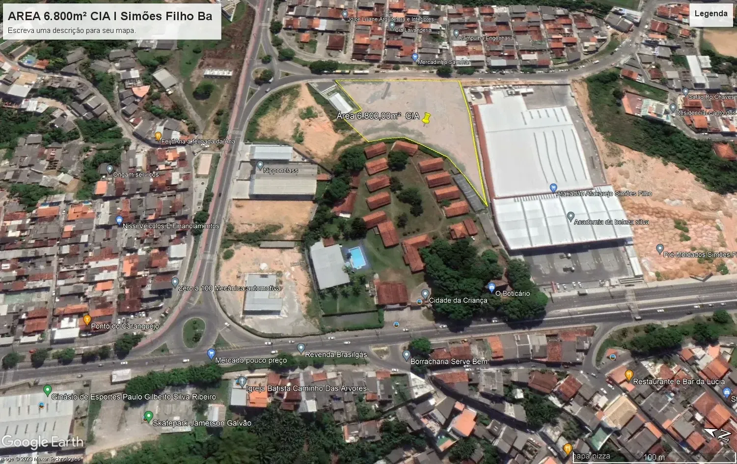 Imagem Terreno à Venda, 3300 metros em CIA I - Simões Filho