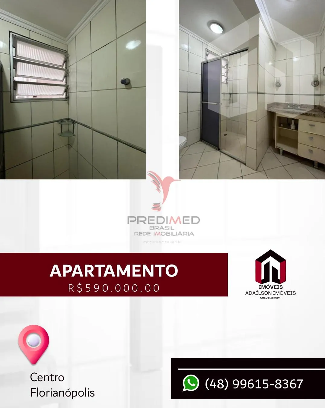 Imagem Apartamento com 2 quarto à venda no Centro, Florianópolis SC BRASIL