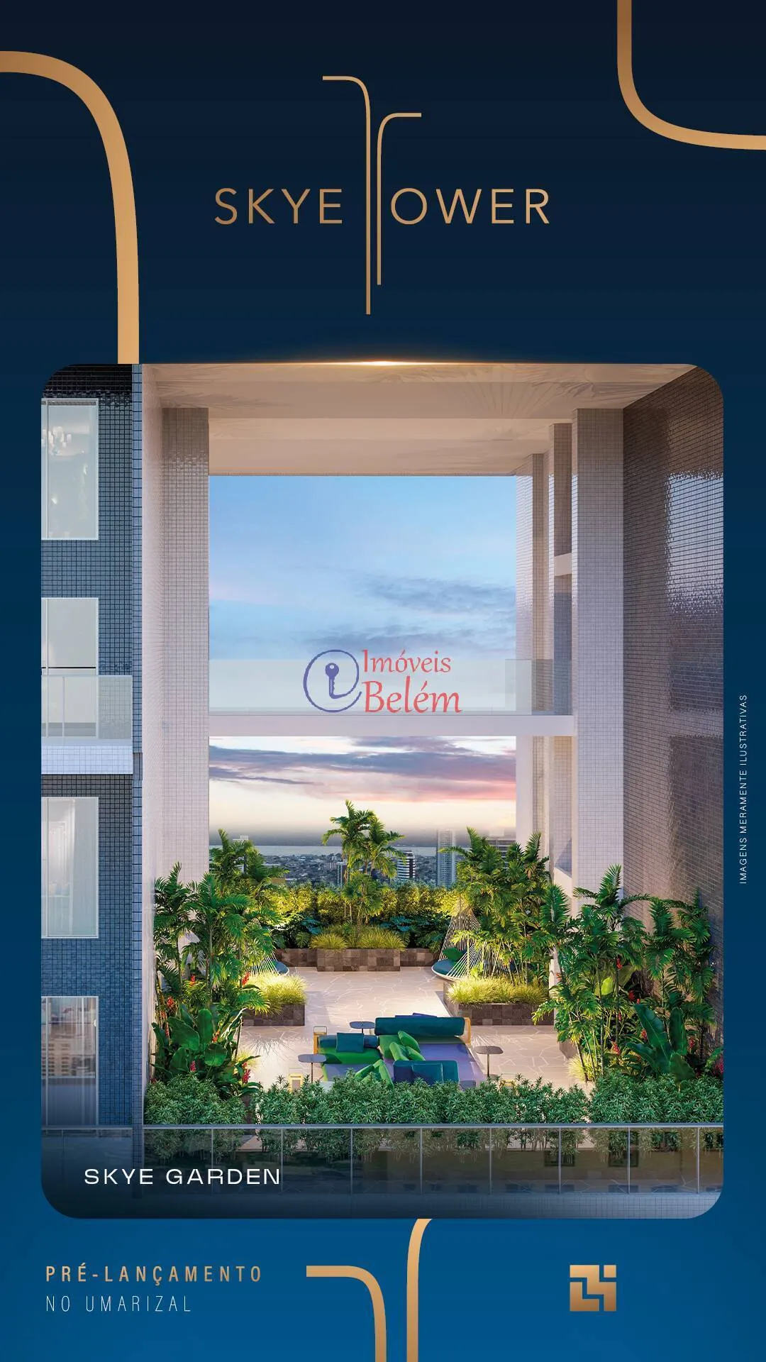 Imagem Imóveis Belém vende Skye Tower Studio de 39m² no Umarizal