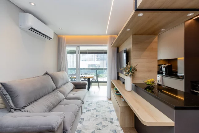 Foto do imóvel Apartamento à venda em São Paulo, Chácara Santo Antônio (Zona Sul), com 2 quartos, 70m2 em Américo Brasiliense