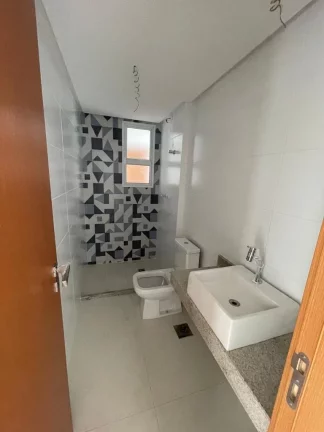 Imagem Belíssimo 3 quartos sendo uma suíte com varanda gourmet duas vagas de garagem de frente para o mar da Praia do Morro