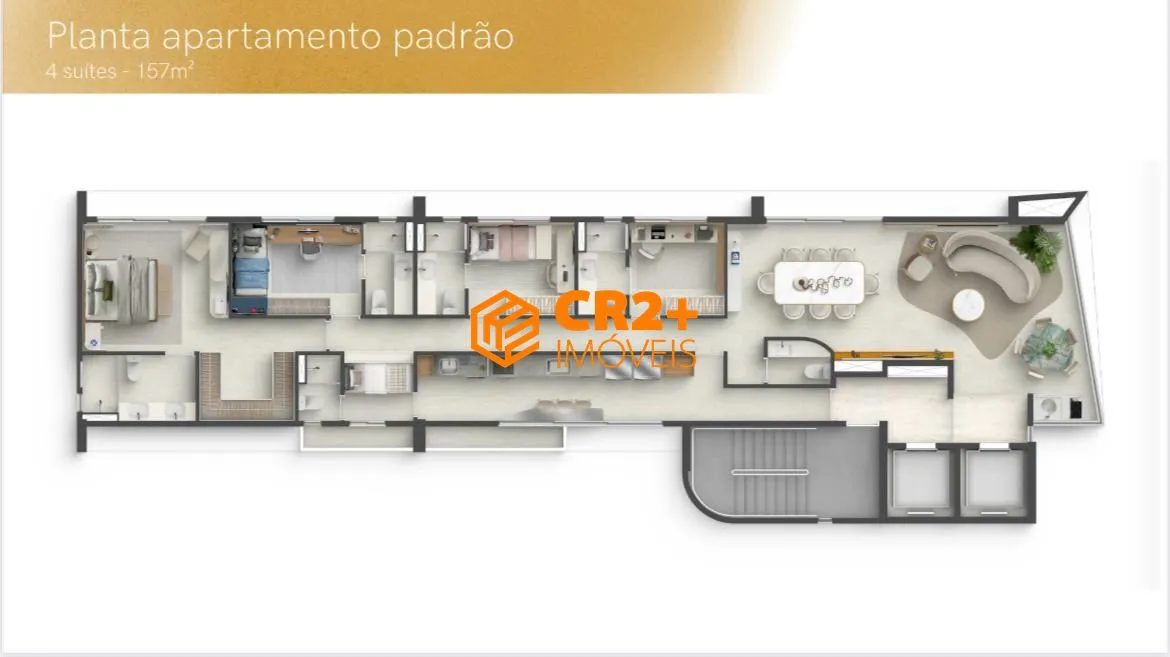 Imagem Vendo Apartamento, 1 por andar na Avenida Boa Viagem.