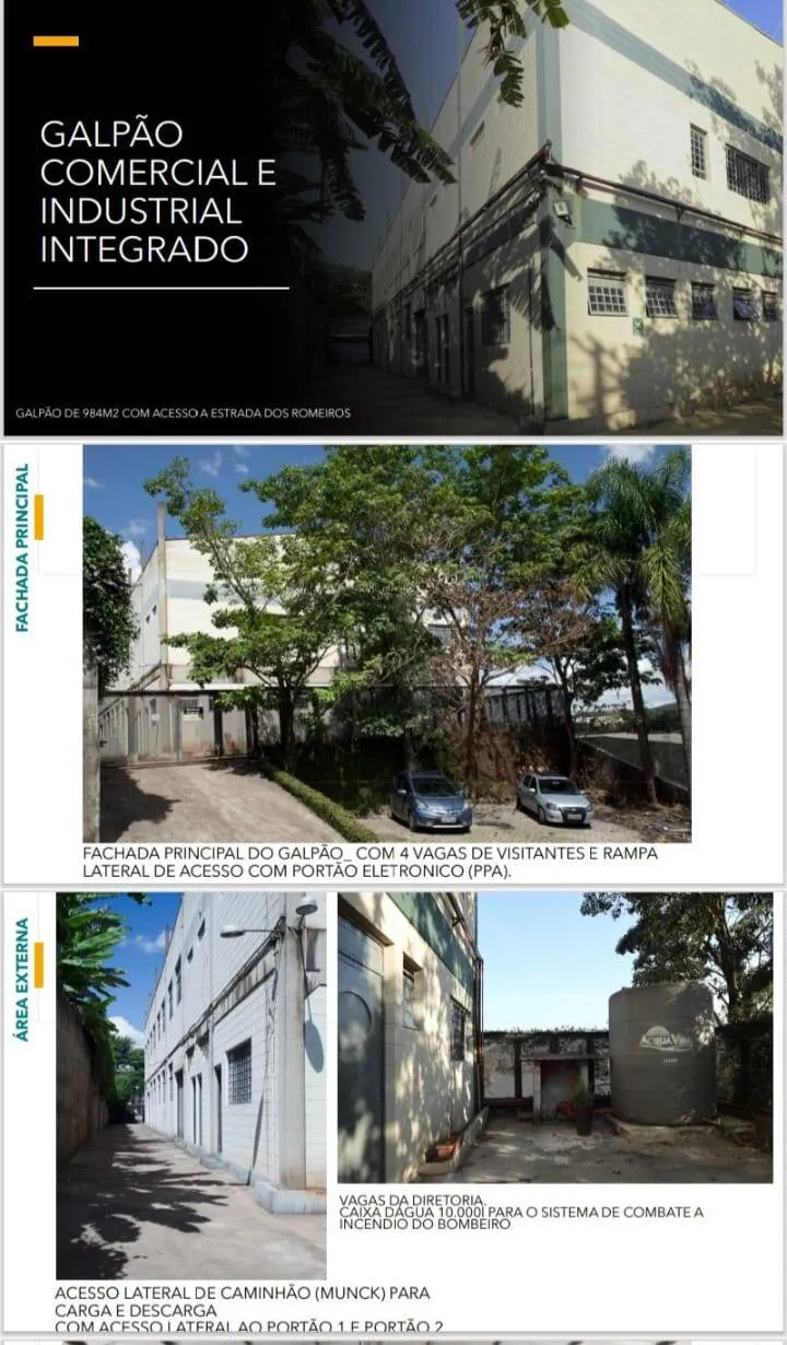 Foto do imóvel Galpão Comercial e Industrial Planejado, Equipado e Estruturado ? 1010m² de Área Total em RECANTO SOMBRA DO IPÊ, SANTANA DE PARNAÍBA - SP