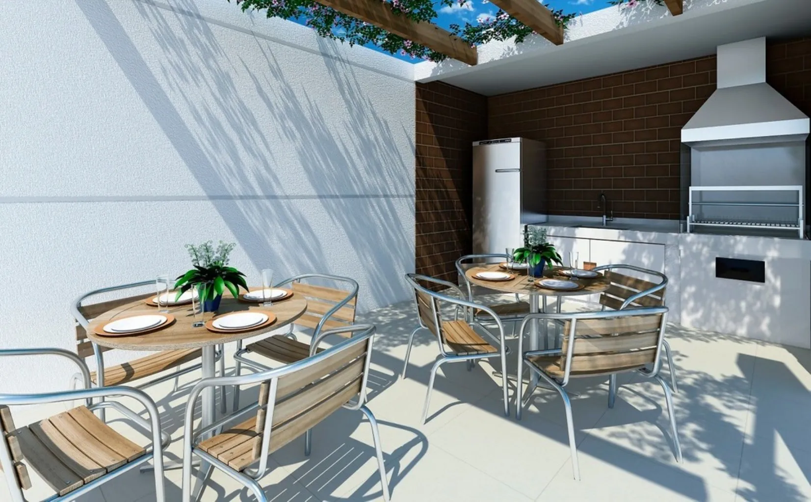 Imagem Apartamento de luxo no Jardim Santo André: 3 quartos, 3 suítes, 4 banheiros, 3 vagas de garagem e 133m² de área no Residencial Piemonte.