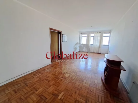 Imagem Apartamento à venda com 110m², 2 quartos, suite, dependência, vista mar frontal, andat alto por R$1.050.000,00 na Pompéia em Santos