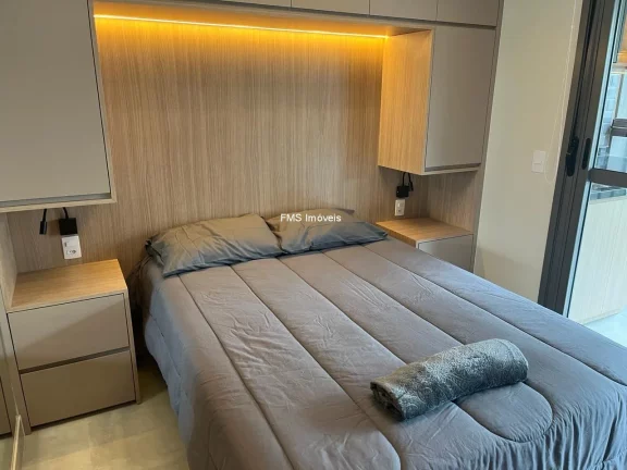 Imagem Apartamento à venda ou locação no Paraíso, com 1 quarto, 1 vaga.