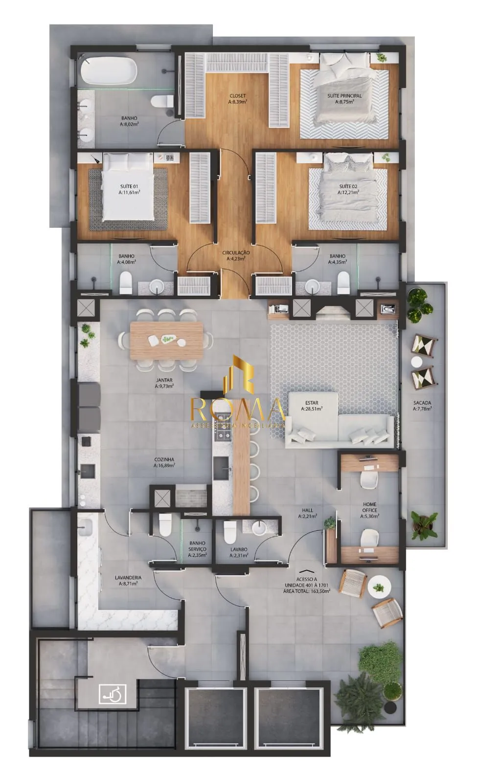 Imagem Apartamento 3 dormitórios à venda Menino Jesus Santa Maria/RS