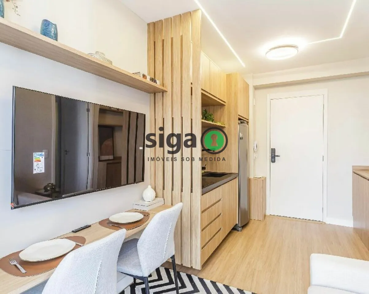 Imagem Apartamento 30m² mobiliado para locação, localizado na Vila Olímpia.