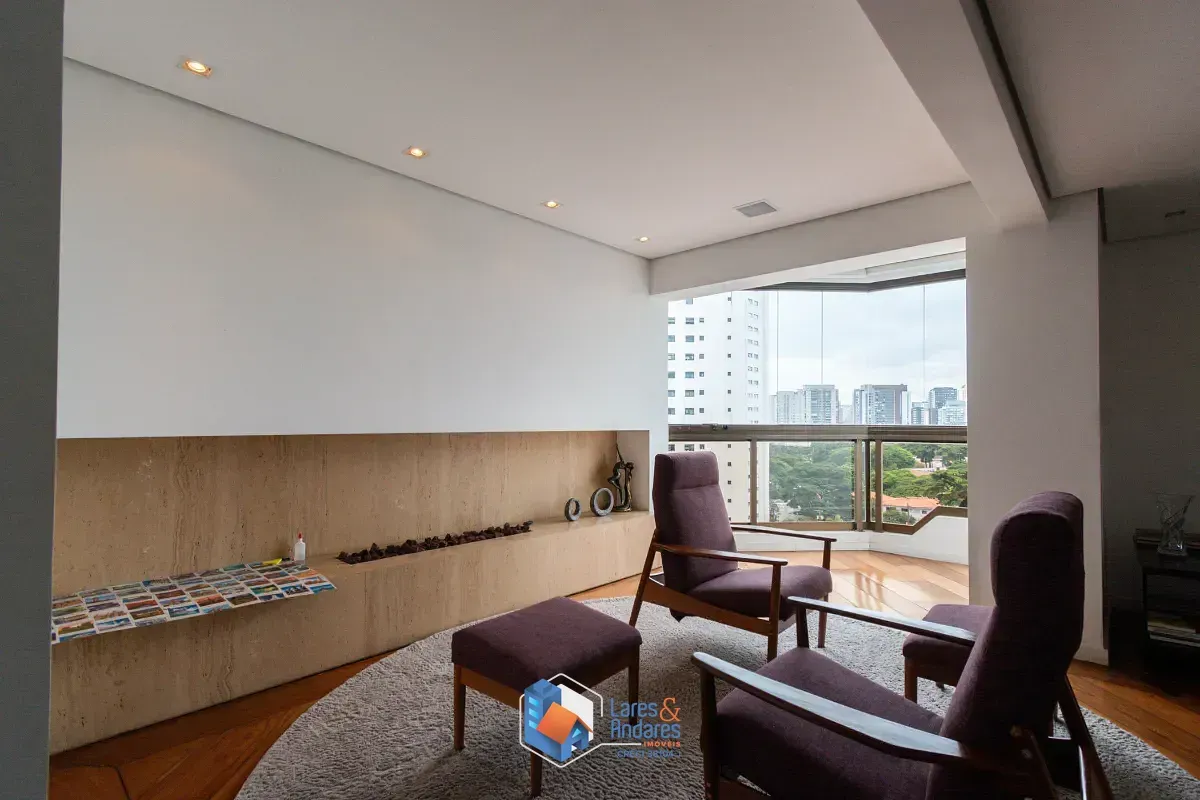 Imagem Cobertura para venda em Moema com 3 quartos, sendo 3 suítes, 389m²