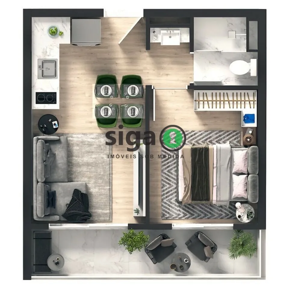 Imagem APARTAMENTO Á VENDA NA VILA SUZANA, 2 QUARTOS E 1 VAGA!
