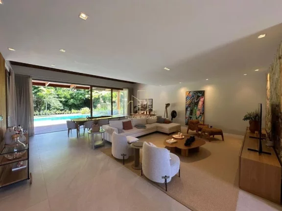 Imagem Com ambientes amplos e moderno essa casa decorada com quatro suítes e área gourmet a venda na Praia do Forte