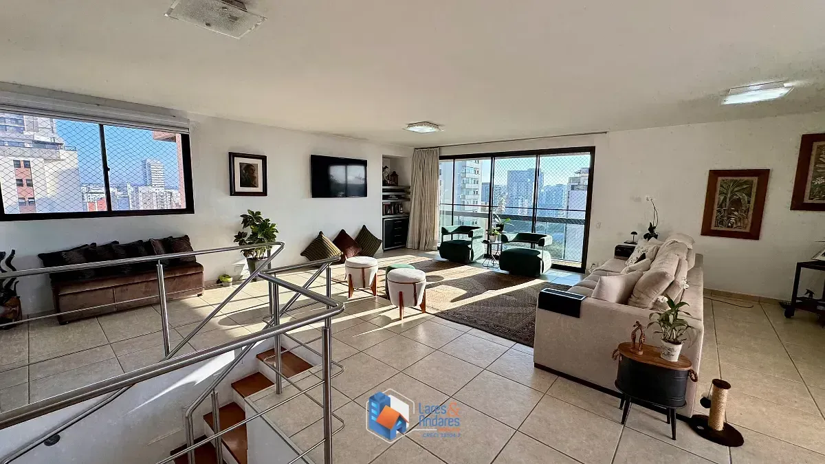 Imagem Cobertura para venda em Campo Belo com 5 quartos, sendo 4 suítes, 447m²