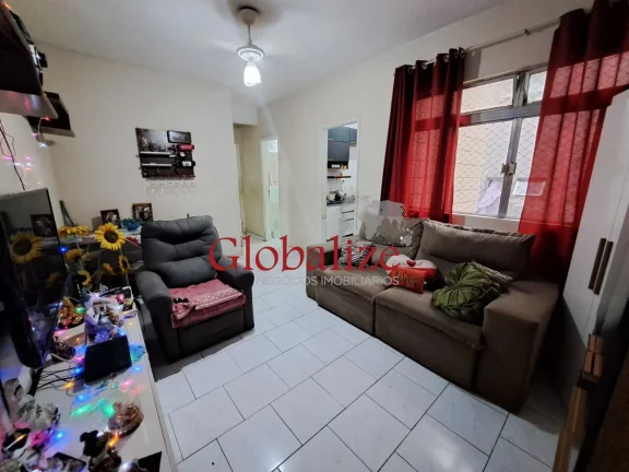 Foto do imóvel Apartamento à venda com 61m², 2 quartos, 1 banheiro, elevador e portaria por R$266.000,00 no José Menino em Santos.