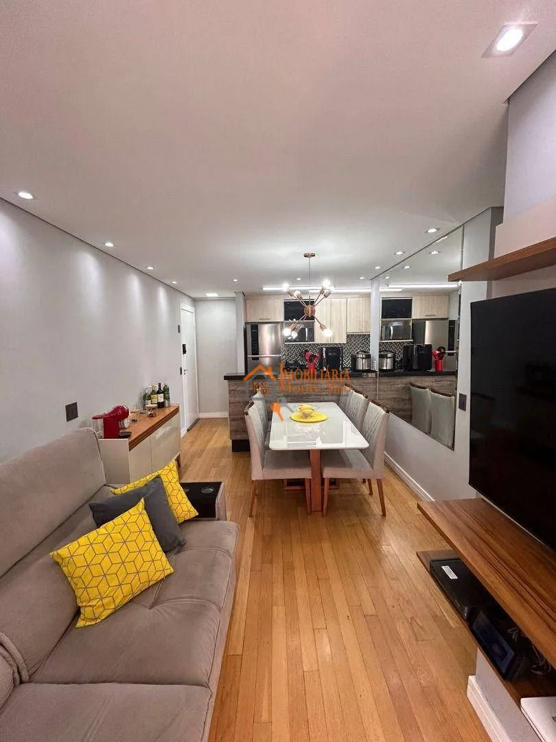 Imagem Apartamento com 3 dormitórios à venda, 62 m² por R$ 415.000,00 - Jardim Bela Vista - Guarulhos/SP