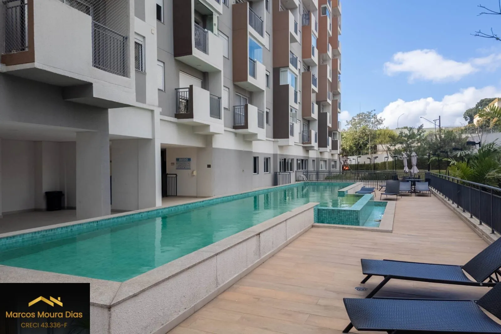 Imagem Apartamento moderno perto da USP, 2 Dormitórios, Varanda e 1 Vaga de Garagem