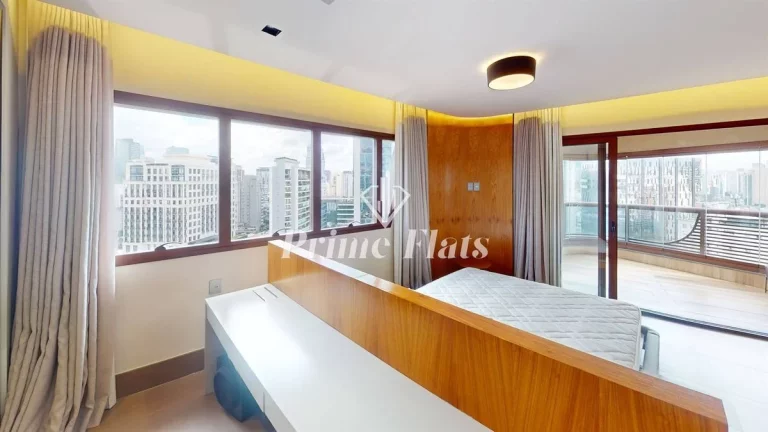 Imagem Flat disponível para locação no Cyrela by Pininfarina no Itaim Bibi, com 96m², 1 dormitório e 4 vagas