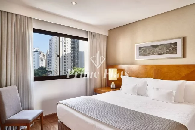 Imagem Flat disponível para venda no George V Residence Casa Branca no Jardim Paulista, com 62m², 1 dormitório e 1 vaga