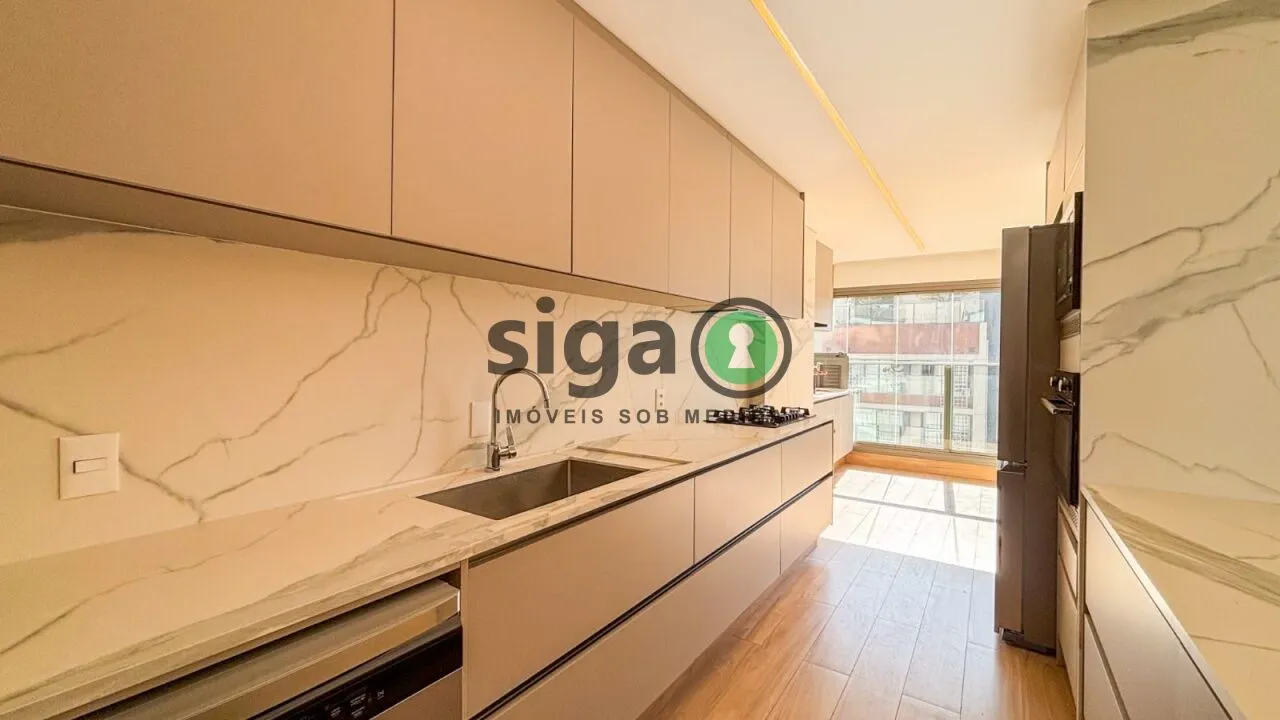 Imagem Apartamento de Alto Padrão mobiliado Locação no Campo Belo 233 m²