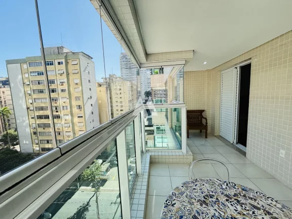 Imagem Apartamento para Locação com 2 dormitórios e 1 suíte - Gonzaga / Santos